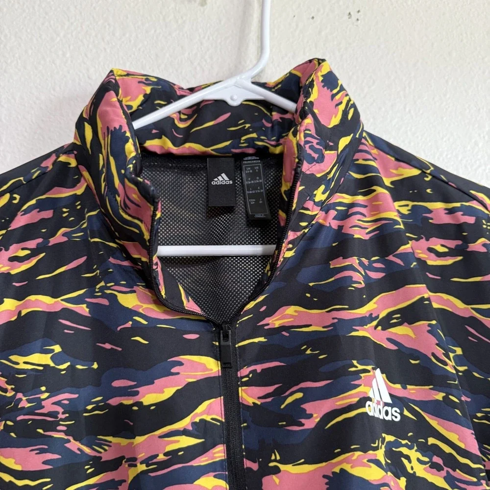 Adidas Sportswear Track Jacket Womens Small Hazy‎ Rose Navy Full Zip